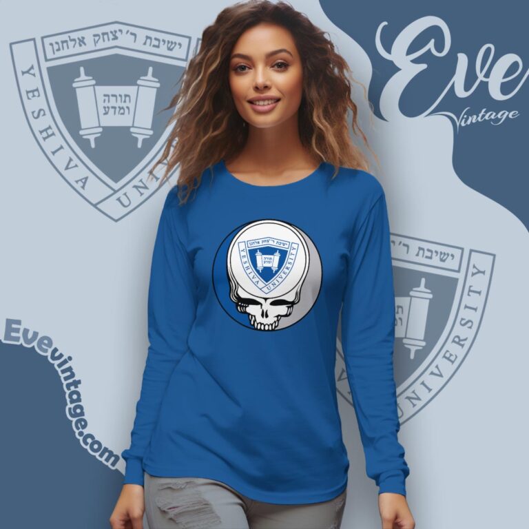 Yeshiva University Steal Your Face Grateful Dead Shirt Long Sleeve Tee Yeshiva University Steal Your Face Grateful Dead Shirt Long Sleeve Tee