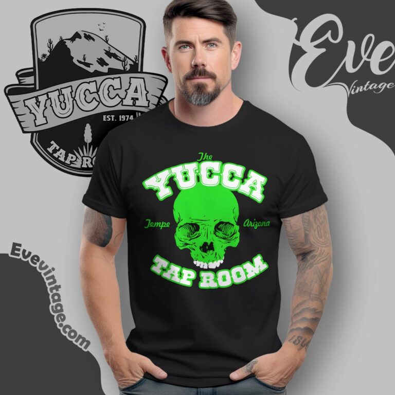 Yucca Tap Room Shirt Skully face Bar T shirt Yucca Tap Room Shirt Skully face Bar T shirt
