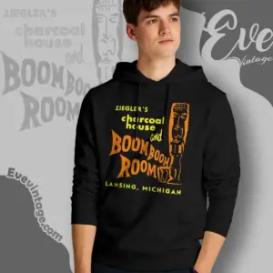Zieglers Charcoal House Shirt Lansing Mi Tiki Bar Hoodie
