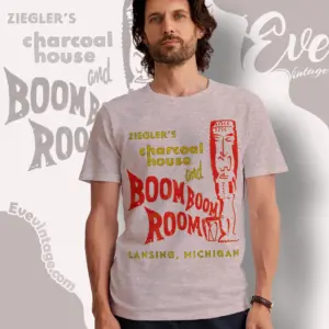 Zieglers Charcoal House Shirt Lansing Mi Tiki Bar T shirt