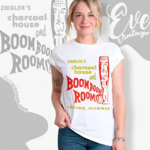 Zieglers Charcoal House Shirt Lansing Mi Tiki Bar Women T shirt