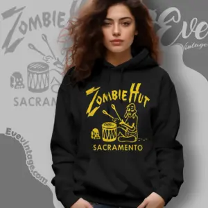 Zombie Hut Shirt Sacramento Ca Bar Hoodie