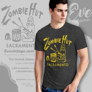 Zombie Hut Shirt Sacramento Ca Bar T shirt