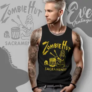 Zombie Hut Shirt Sacramento Ca Bar Tank Top Racerback