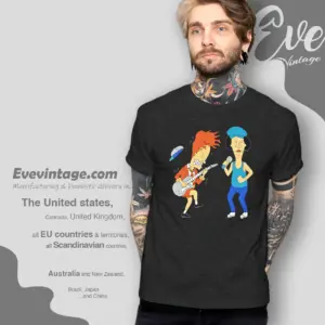 ac beavis and dc butthead vintage t shirt