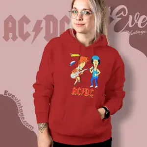 acdc beavis and butthead hoodie
