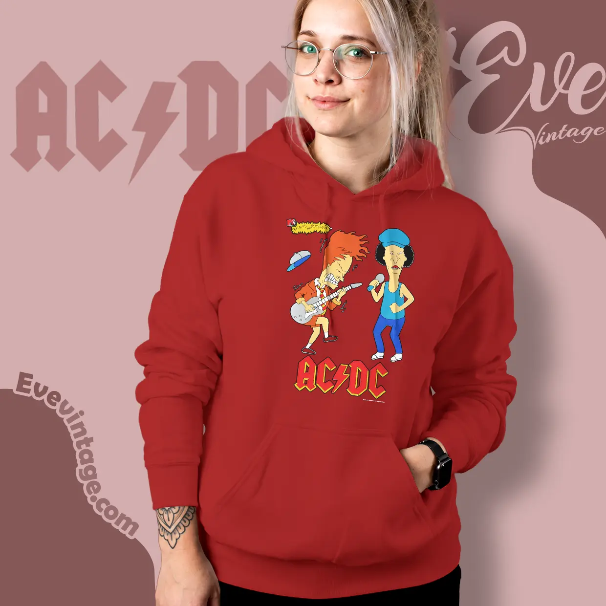 acdc beavis and butthead hoodie acdc beavis and butthead hoodie