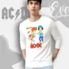 acdc beavis and butthead long sleeve tee