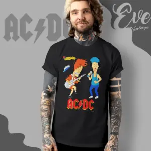 acdc beavis and butthead t shirt