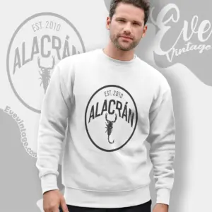 alacran tequila scorpion bite sweatshirt