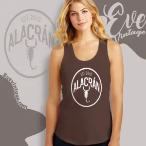 alacran tequila scorpion bite tank top racerback