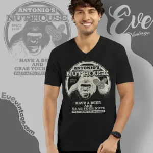 antonios nut house shirt california dive bar v neck tshirt