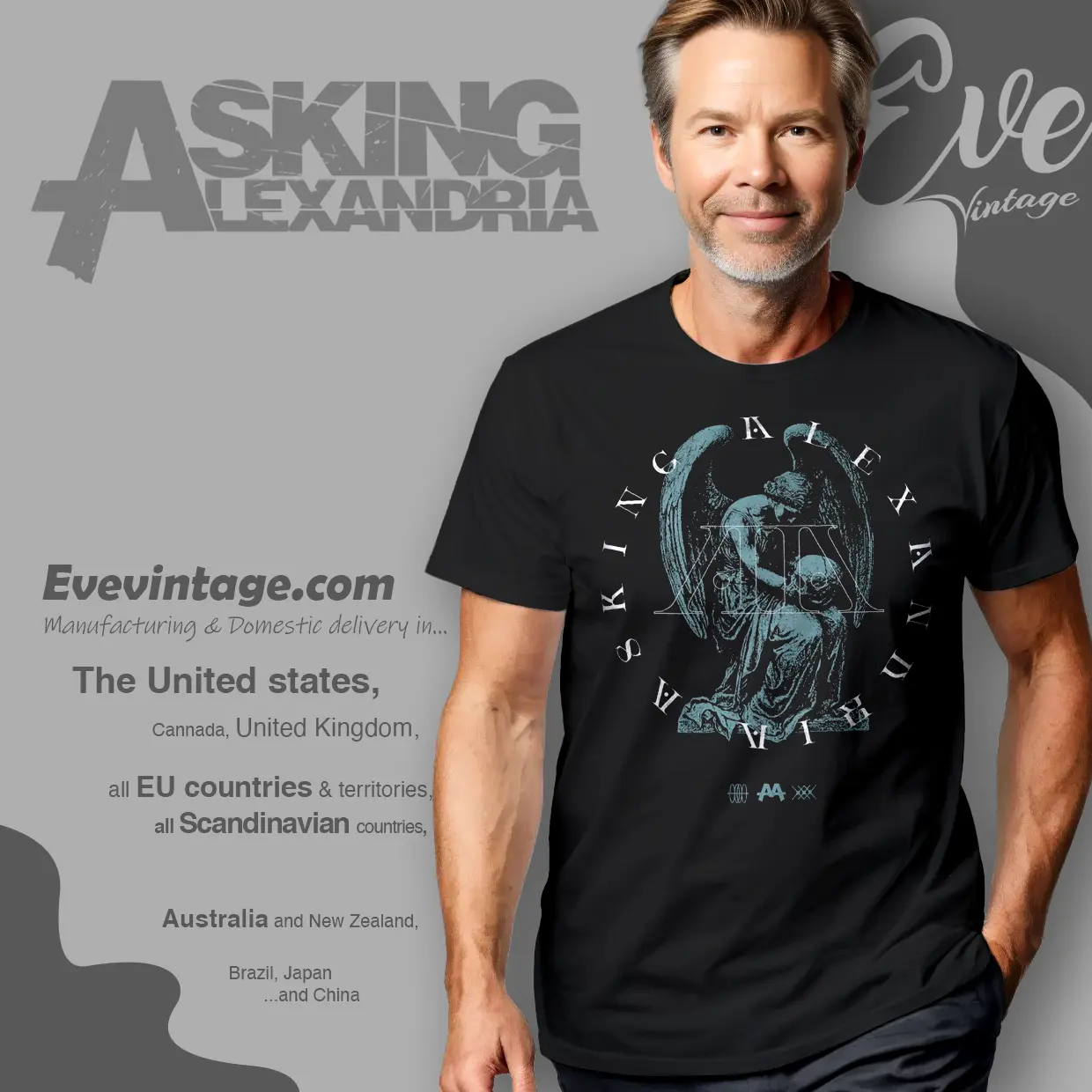 asking alexandria angel t shirt asking alexandria angel t shirt