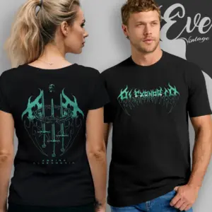 asking alexandria crown sword t shirt