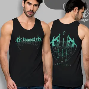 asking alexandria crown sword tank top racerback