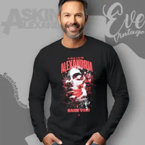 asking alexandria dark void long sleeve tee
