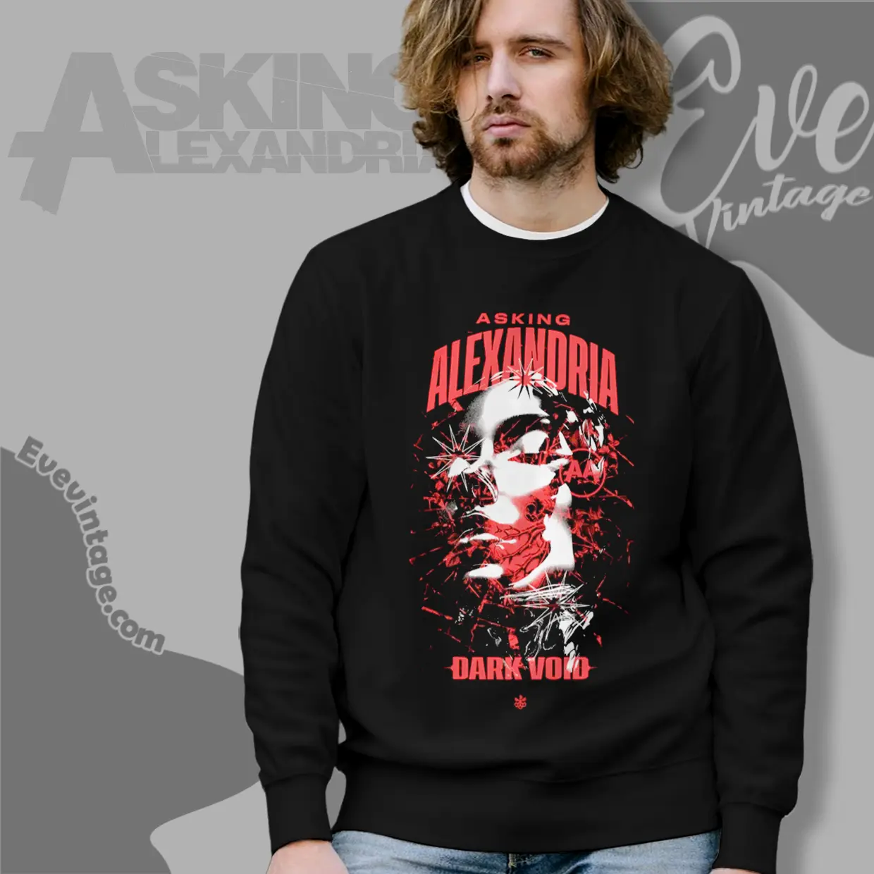 asking alexandria dark void sweatshirt asking alexandria dark void sweatshirt