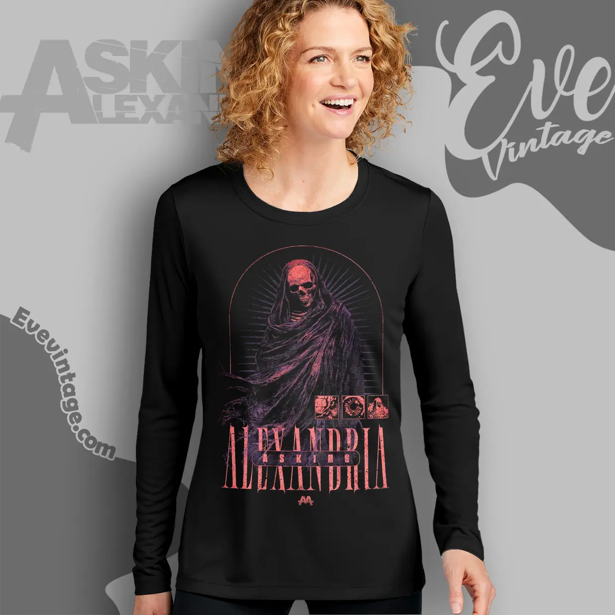 asking alexandria kitsune long sleeve tee asking alexandria kitsune long sleeve tee
