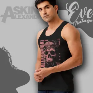 asking alexandria let the dead take me tank top racerback