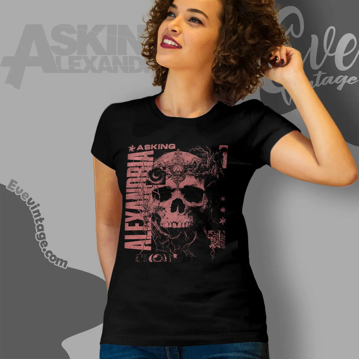 asking alexandria let the dead take me women t shirt asking alexandria let the dead take me women t shirt