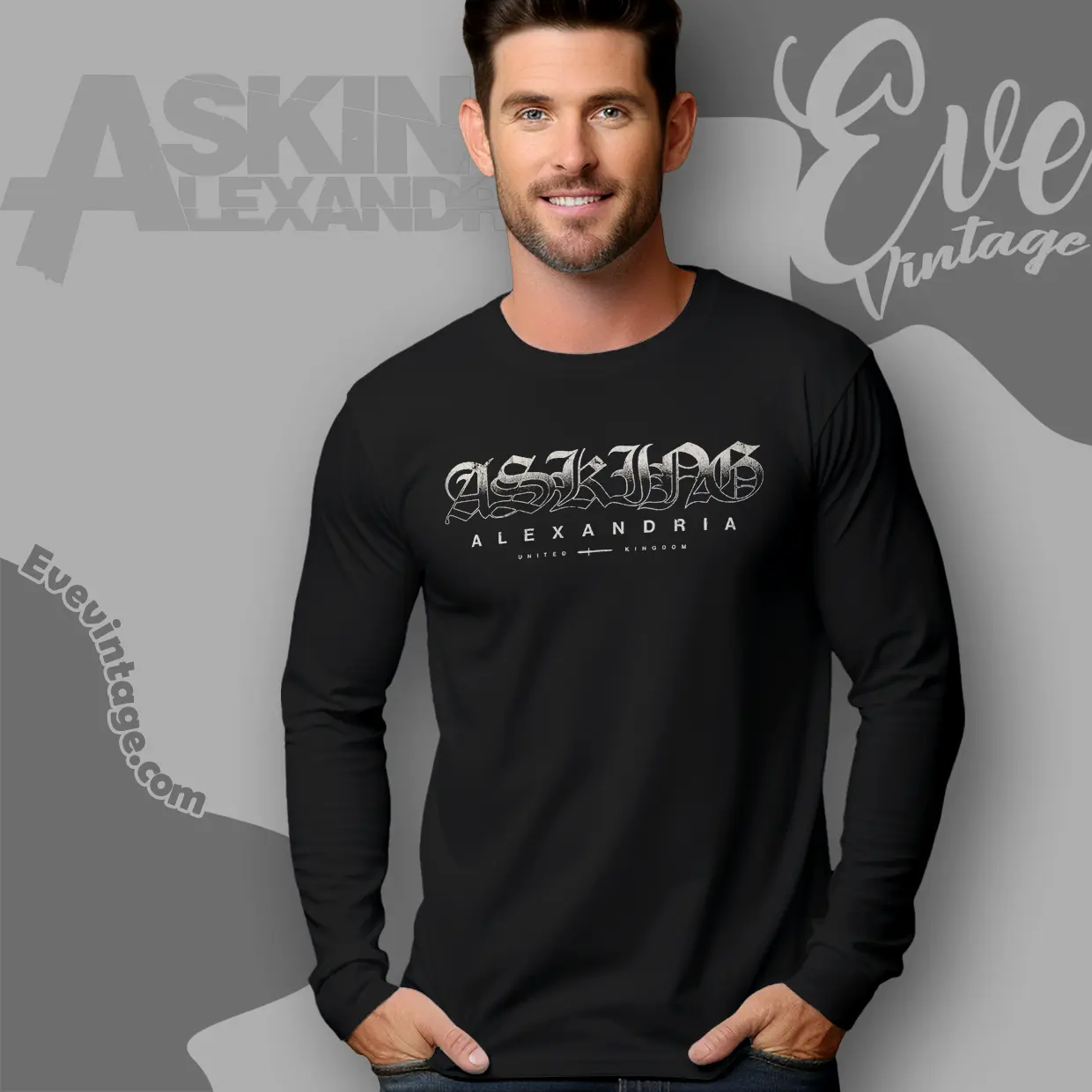 asking alexandria omg long sleeve tee asking alexandria omg long sleeve tee