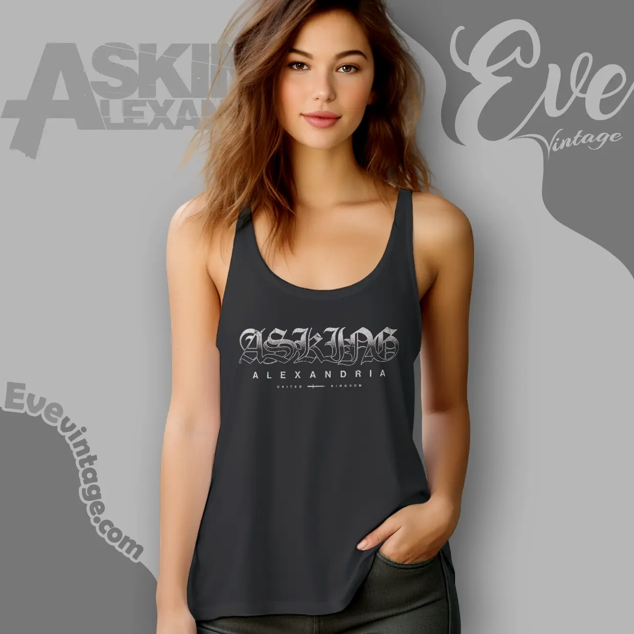 asking alexandria omg tank top racerback asking alexandria omg tank top racerback