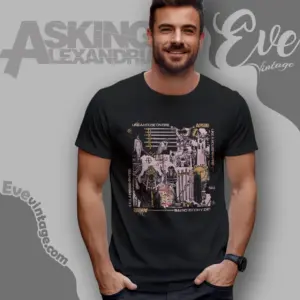 asking alexandria shirt like a house on fire t shirt