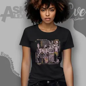 asking alexandria shirt like a house on fire women t shirt