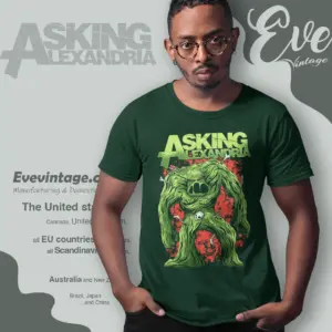 asking alexandria slime monster t shirt