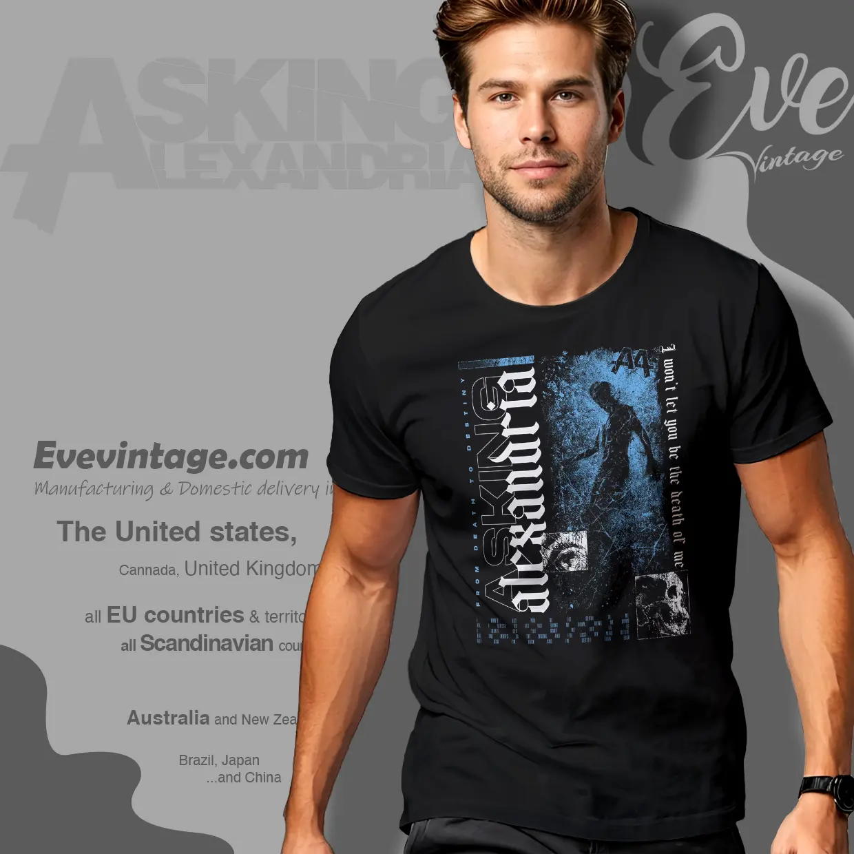 asking alexandria the death of me t shirt asking alexandria the death of me t shirt