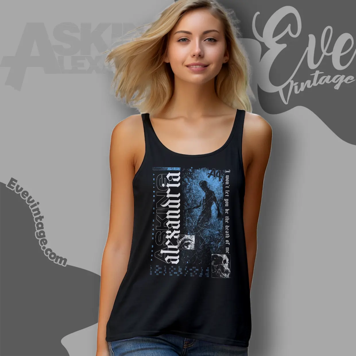 asking alexandria the death of me tank top racerback asking alexandria the death of me tank top racerback