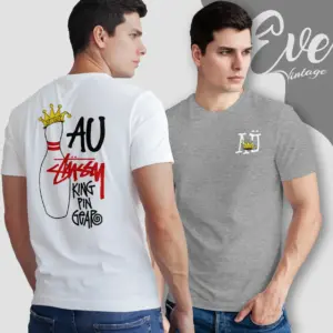 au stussy king pin gear t shirt