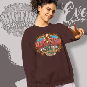 big fish bar grill shirt glendale ca dive bar sweatshirt