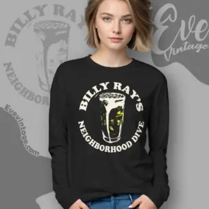 billy rays tavern shirt oregon dive bar long sleeve tee