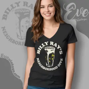 billy rays tavern shirt oregon dive bar v neck tshirt