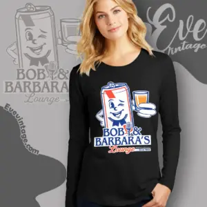 bob barbaras lounge shirt philadelphia dive bar long sleeve tee
