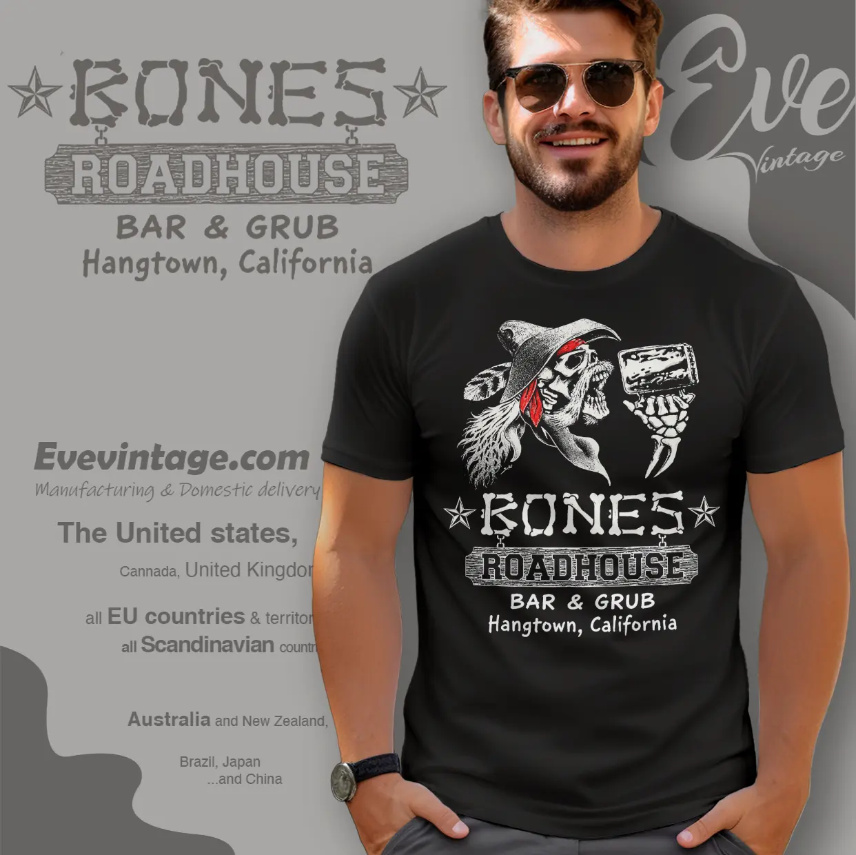 bones roadhouse bar grub shirt placerville ca dive bar t shirt bones roadhouse bar grub shirt placerville ca dive bar t shirt