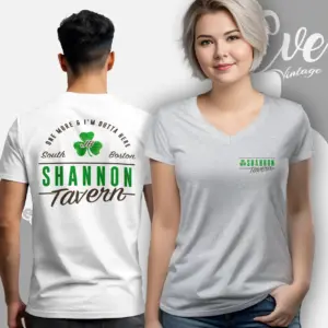 boston shannon tavern shirt v neck tshirt