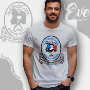 bottle cork bar shirt dewey de dive bar t shirt
