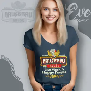 bozeman haufbrau house bar shirt montana dive bar v neck tshirt