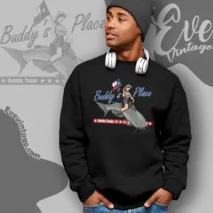 buddys place shirt austin dive bar sweatshirt
