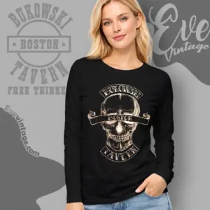 bukowski tavern shirt boston ma dive bar long sleeve tee