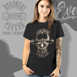bukowski tavern shirt boston ma dive bar women t shirt