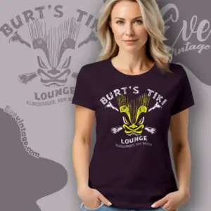 burts tiki lounge shirt new mexico dive bar women t shirt