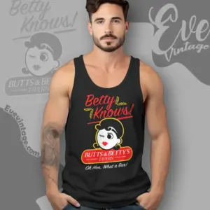 butts bettys tavern shirt maryland dive bar tank top racerback