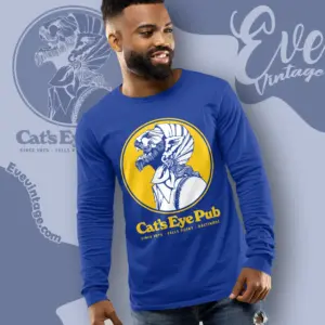 cats eye pub shirt baltimore dive bar long sleeve tee