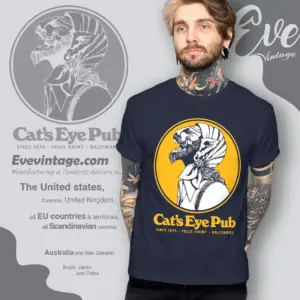 cats eye pub shirt baltimore dive bar t shirt