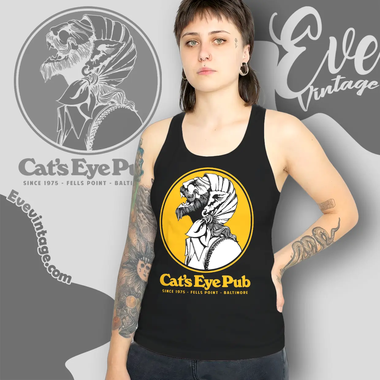 cats eye pub shirt baltimore dive bar tank top racerback cats eye pub shirt baltimore dive bar tank top racerback