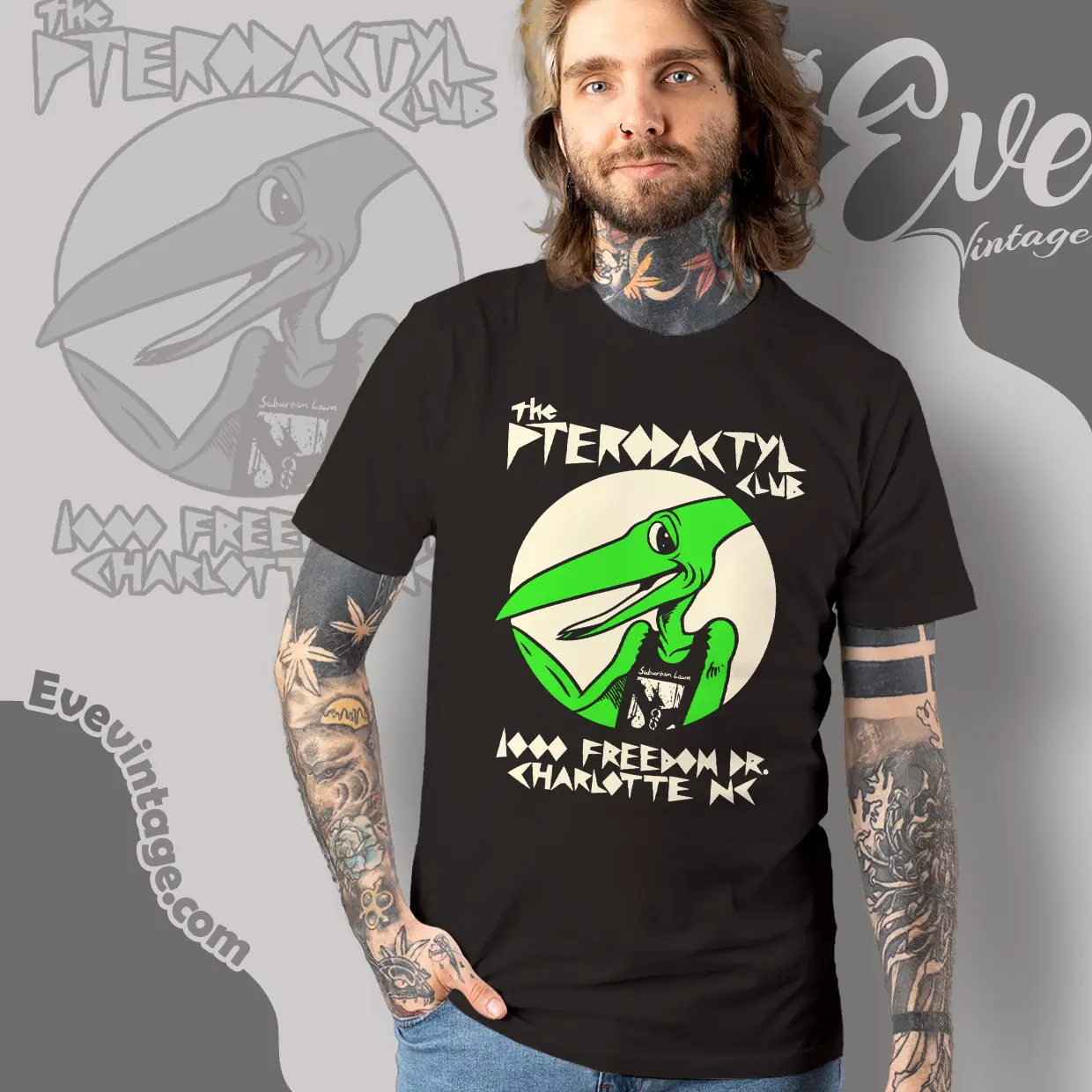 chalotte pterodactyl club shirt north carolina dive bar t shirt chalotte pterodactyl club shirt north carolina dive bar t shirt