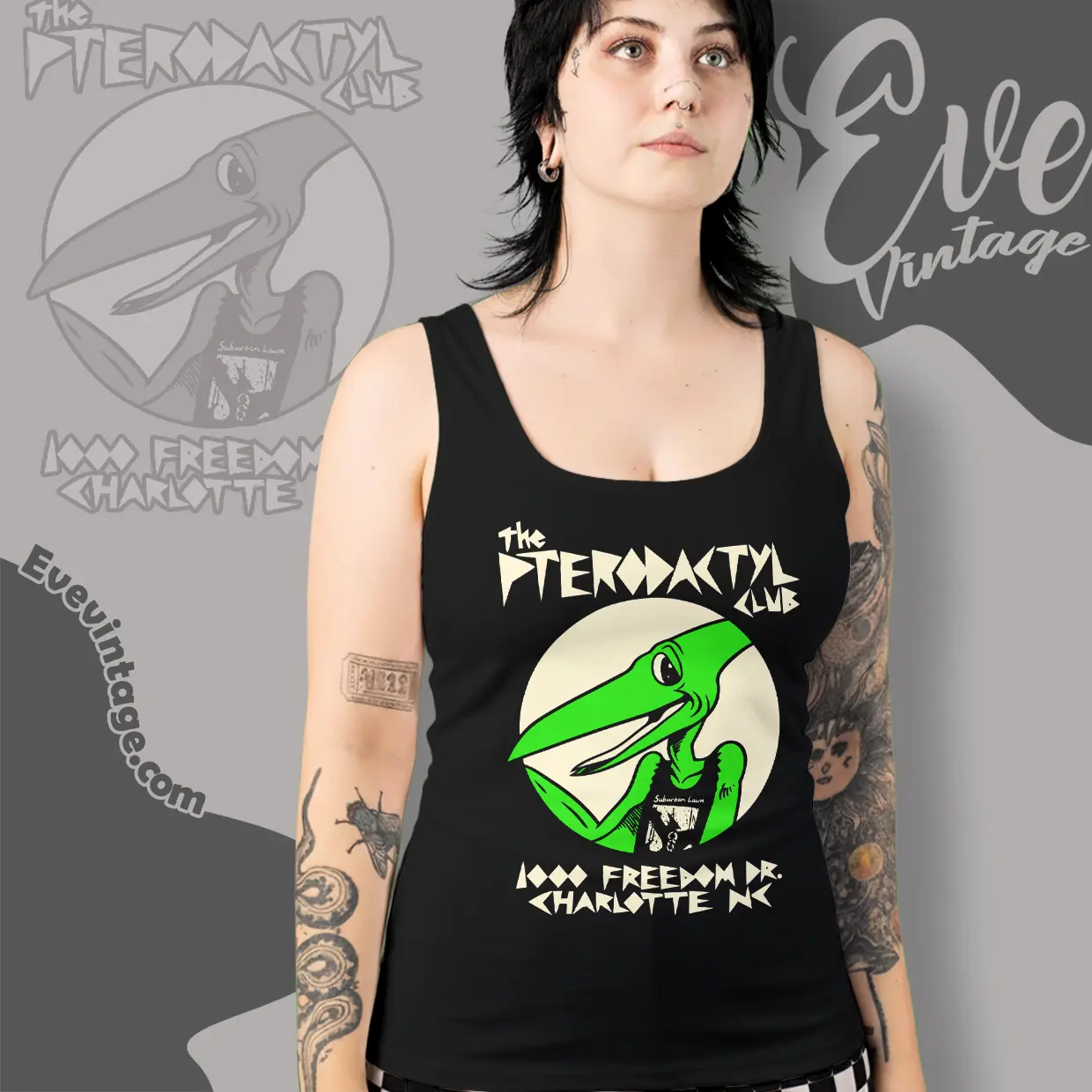 chalotte pterodactyl club shirt north carolina dive bar tank top racerback chalotte pterodactyl club shirt north carolina dive bar tank top racerback